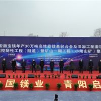 總投資148億、年產(chǎn)4000萬噸 安徽寶鎂項(xiàng)目迎來“里程碑”節(jié)點(diǎn)!